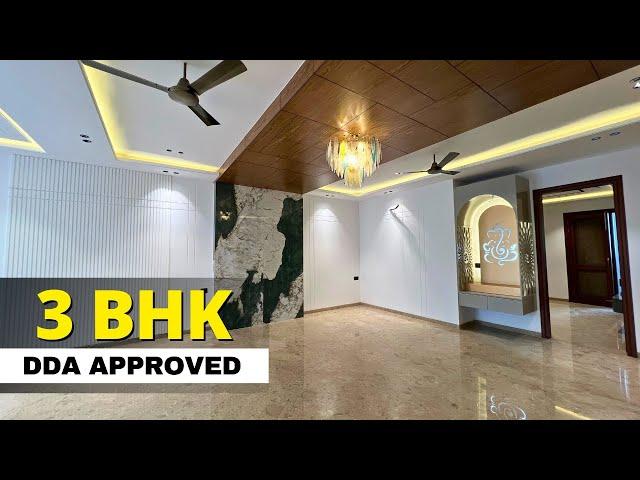 Fresh 3BHK DDA Approved Flat for Sale in Sector 8 Dwarka, New Delhi #3bhk #realestate #housetour