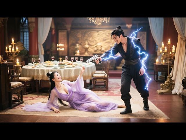 Poor boy with gun to ancient times: CHAOS KING! Conquered harem & queen mother's bed, forged weapons