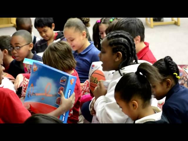 Santa Visits Frank Elementary