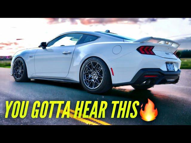 THIS NEW 2024 MUSTANG w/ STEEDA H-PIPE EXHAUST SOUNDS INSANE 