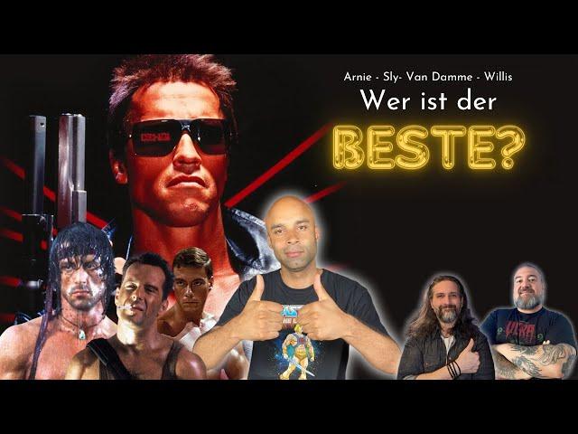 Arnold Schwarzenegger vs Van Damme, Stallone und Willis - Wer hat die besten 3 Filme?