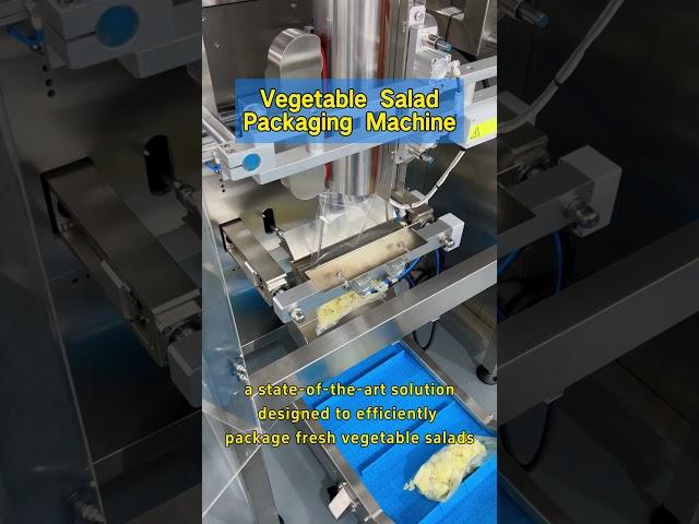 Vegetable Salad Packaging Machine: Freshness and Efficiency #packingmachine#salad  #machine