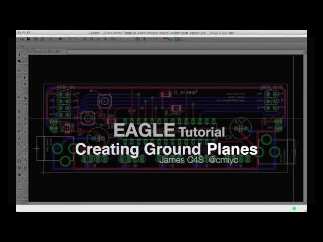 EAGLE Tutorial: Ground Planes with Polygons