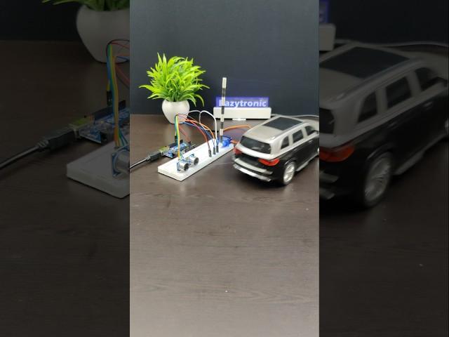Automatic Toll Gate Use Arduino Uno #arduinoideas #eazytronic #arduinoprojects #arduinotutorials