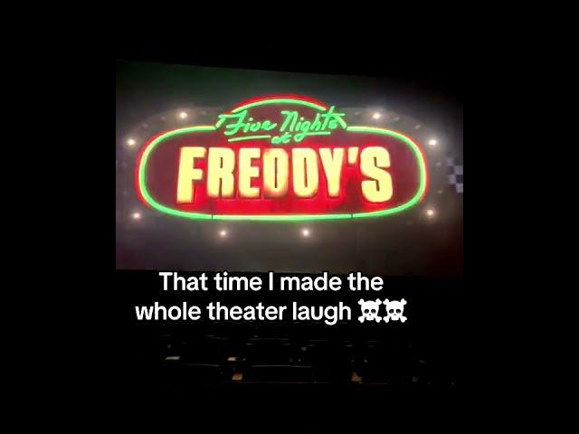 Bro Got The Whole Theater Laughing | Five Nights At Freddy's Movie MEME