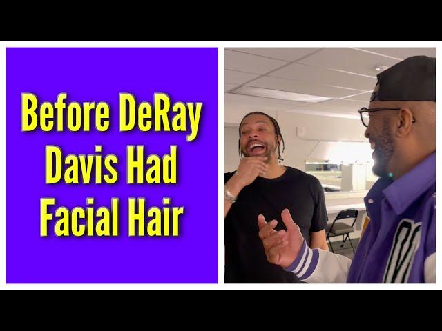 Before DeRay Davis Had Facial Hair