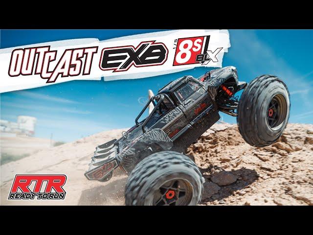 BIGGEST. MOST POWERFUL. WILDEST OUTCAST RTR. // @ARRMARC OUTCAST 8S EXB RTR [ARA5010V2]