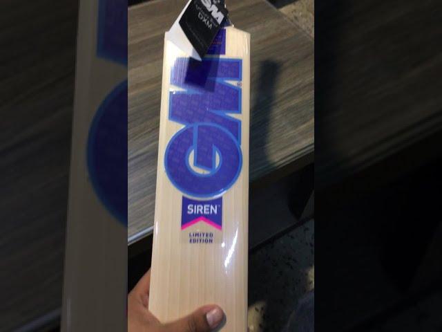 GM SIREN ORIGINAL CRICKET HUB GRADE 1 ENGLISH WILLOW CRICKET BAT