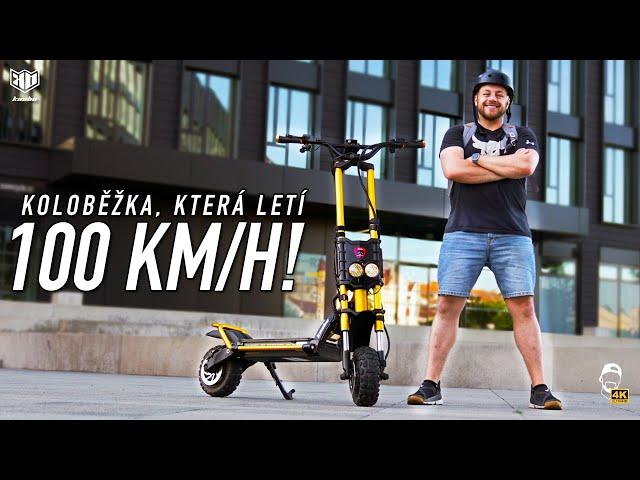 ️ Extrémní koloběžka letí přes 100 km/h! Elektrická Kaabo Wolf King GT Pro 2022 | WRTECH [4K]