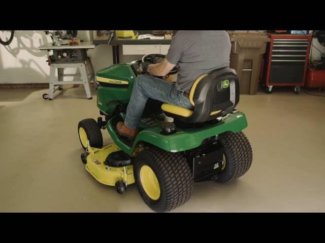 How To Level A Mower Deck | John Deere X300 & X500 Lawn Tractor Maintenance