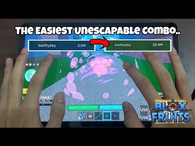 I Found The Easiest Unescapable One Shot Combo in Mobile! (With Handcam) | Blox Fruit