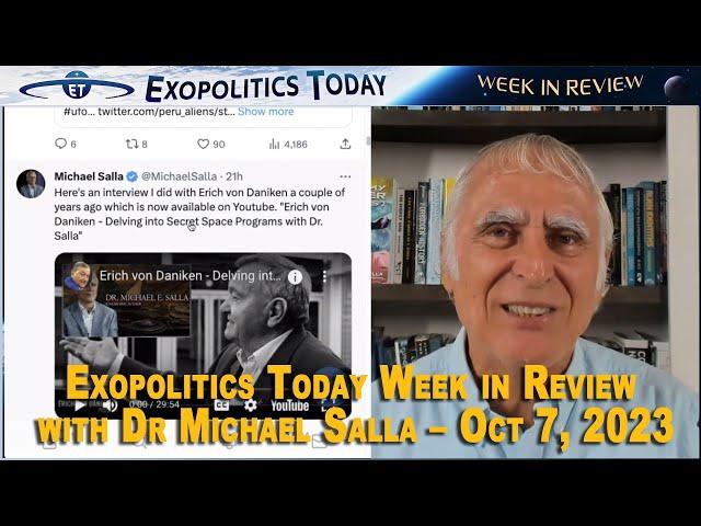 Exopolitics Today Week in Review with Dr Michael Salla – Oct 7, 2023