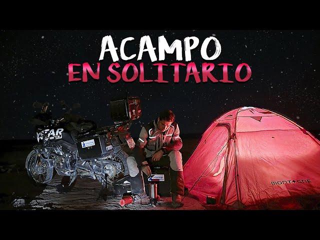 ACAMPO en SOLITARIO en los 73 MALDITOS - Ruta 40 / AMERICA EN MOTO / @Seba.adventure / Cap 10