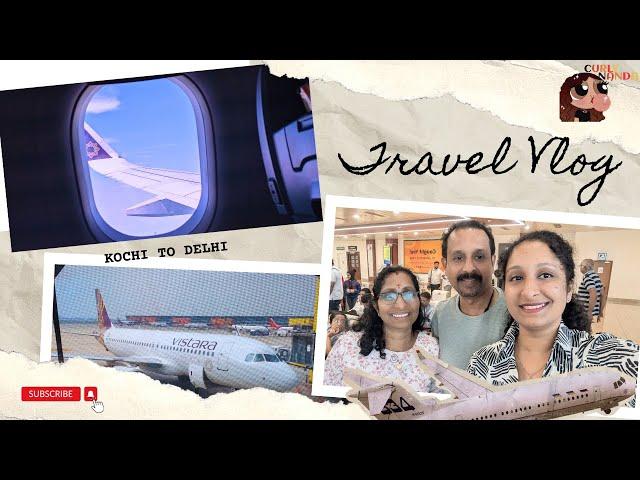 Kochi to Delhi Flight | Travel Vlog | Himalaya Part - 1