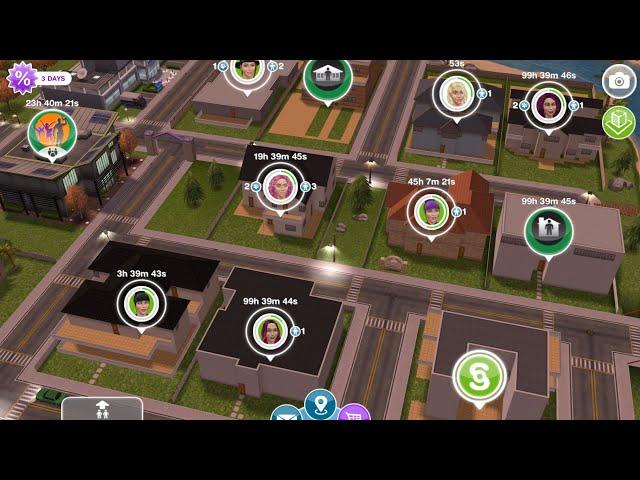 Sims FreePlay all towns unlocked