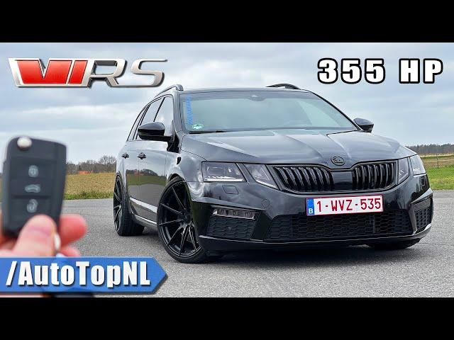 355HP Skoda Octavia RS REVIEW on AUTOBAHN [NO SPEED LIMIT] by AutoTopNL