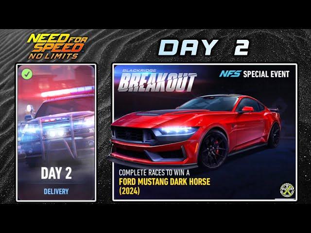 NFS No Limits | Day 2 - 2024 Ford Mustang Dark Horse | Breakout