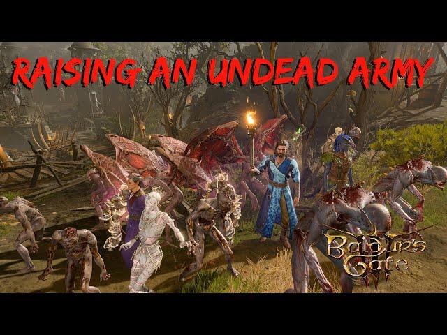BG3 - Mastering Necromancy: Raising an Undead Army of Thralls in Baldur's Gate 3