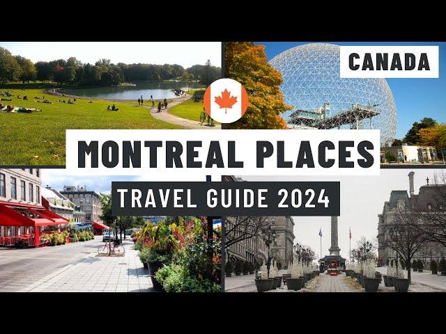 Best Places to Visit in Montreal Canada in 2024 | Montreal Travel Guide 2024 | Tourist Attractions