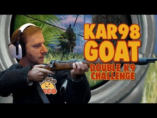 chocoTaco is THE K9 GOAT: A Kar98 Challenge - PUBG Gameplay