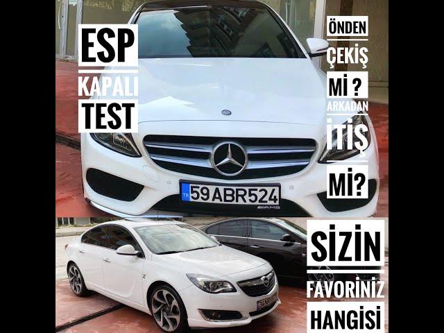 ÖNDEN ÇEKİŞ Mİ ?ARKADAN İTİŞ Mİ? ESP KAPALI TEST /OPEL İNSİGNİA ESP NASIL KAPANIR