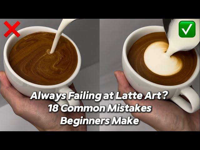 How to Pour Heart Latte Art: Beginner Mistakes Tutorial