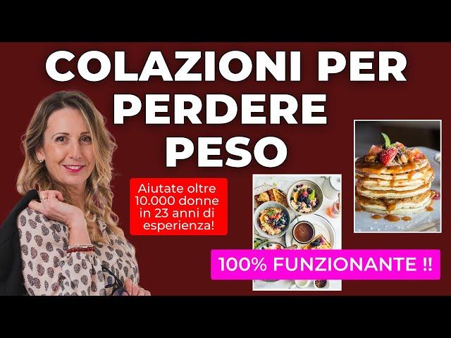 Cosa mangiare a COLAZIONE per PERDERE PESO