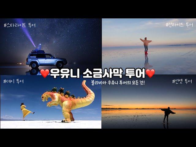  EP20. 볼리비아 우유니(Uyuni) 소금사막 투어의 모든 것️ | 남미여행 브이로그 | 볼리비아 여행