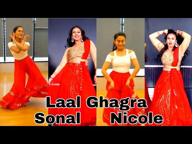 Sonal & Nicole Together - Laa Ghagra dance