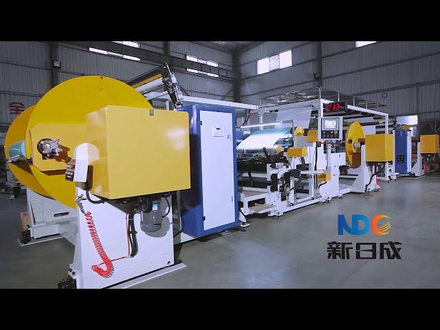 NDC NTH1400 Turret Unwind&Rewind Hot Melt Coating Machine