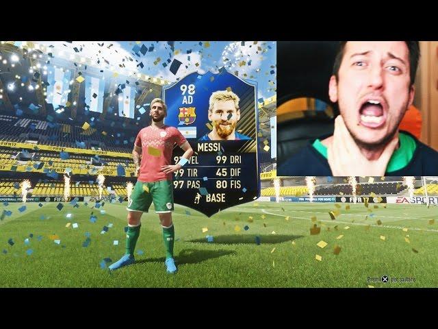 HO TROVATO MESSI TOTY 98!! - Fifa 17 ultimate team