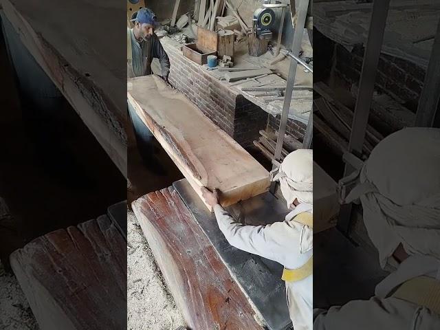 unique sawmilling skills #wheelsaw #hardwood #sawblade #teakwood #machine #bridgesaw #wood #sawmill