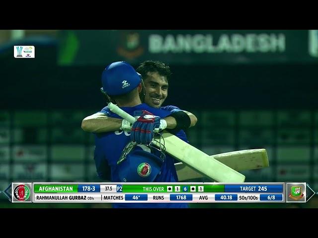 Rahmanullah Gurbaz brings up his 8th ODI Century and 3rd vs Bangladesh | AFG v BAN | UAE | ACB