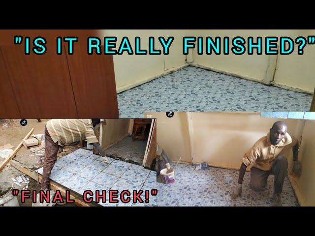 HOME IMPROVEMENT: "Final Day of Tile Work: Is It Really Done?"