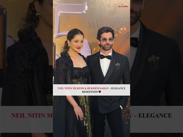 #NeilNitinMukesh looks #dapper in a black #tux at the #IIFADigitalAwards2025!