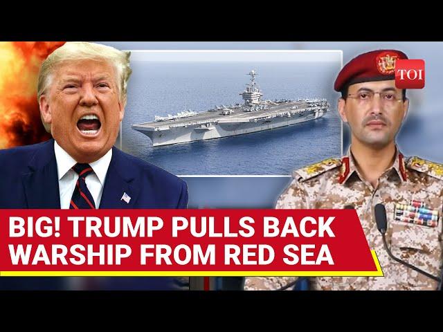 Trump ABANDONS Israel: U.S. Military Retreats From Red Sea, Pulls Back USS Truman After Houthi Fire