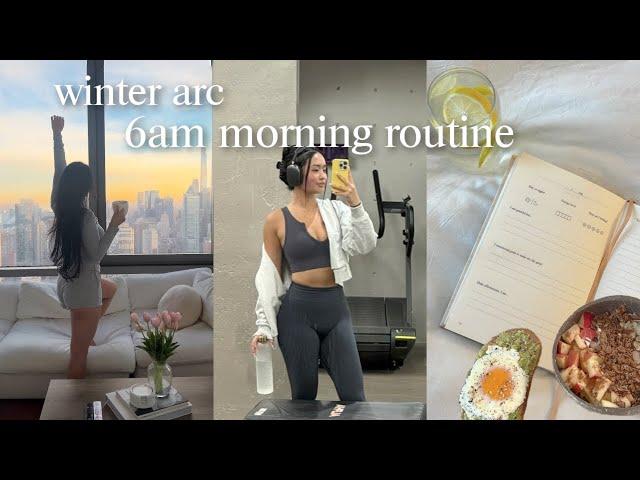 6AM productive morning routine  | healthy habits to LOCK IN, be disciplined, and level up by 2025