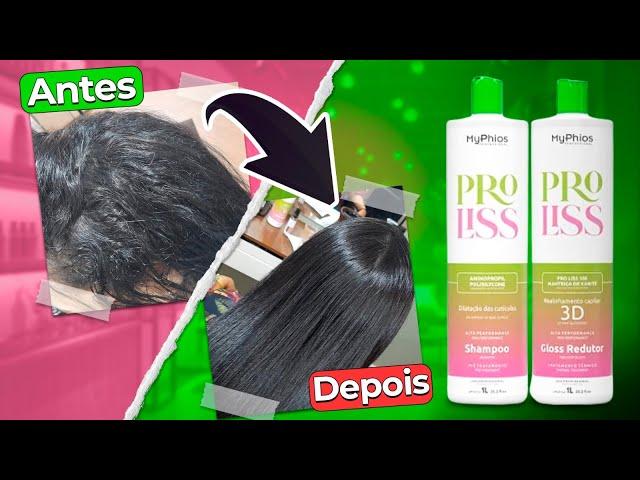 PROGRESSIVA EM CABELO FINO E FRÁGIL | Testei a PROLISS da MyPhios 