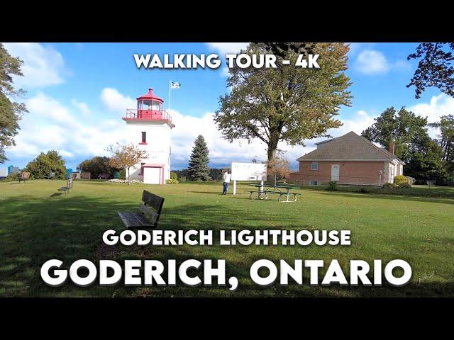 Goderich, Ontario | 4K Goderich Lighthouse Walking Tour: Explore Coastal Beauty  ‍️