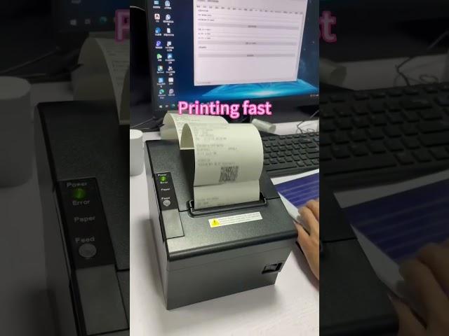 250mm/s 80mm Thermal Receipt Printer Auto Cutter for Kitchen Pos Printer