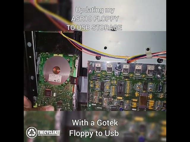 How to update Asr10 floppy to Usb.