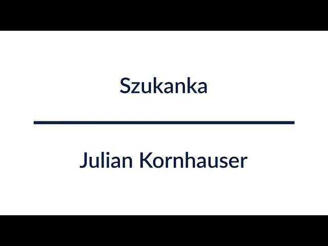 Szukanka - Julian Kornhauser | Audiobook Całość!