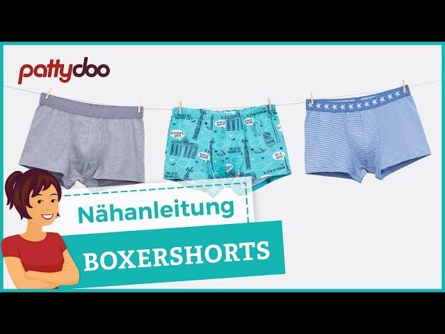 Eine Boxershorts aus Jersey nähen - mit Gummiband oder Tunnelbund