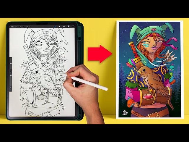 How I Make Art Prints (Cheap!)