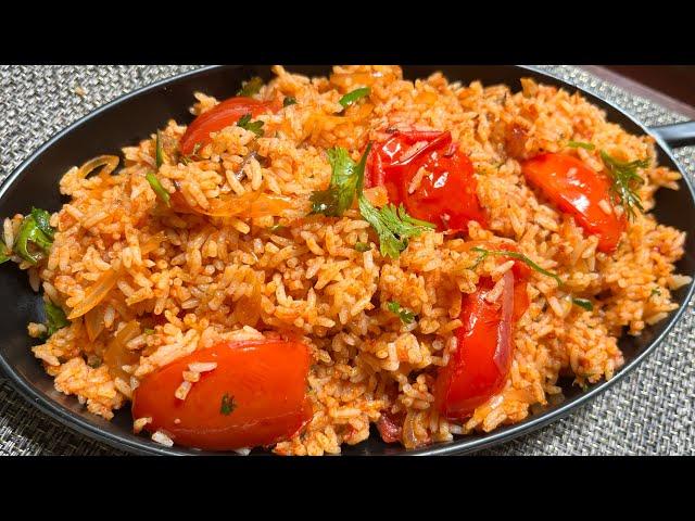 Tomato Fried Rice Recipe | Tomato Rice | Tomato Pulao | Easy Breakfast Recipe