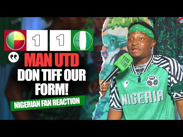 BENIN REPUBLIC 1-1 NIGERIA ( Godfrey -NIGERIAN FAN REACTION) -2025 AFCON Qualifiers HIGHLIGHTS 23-24