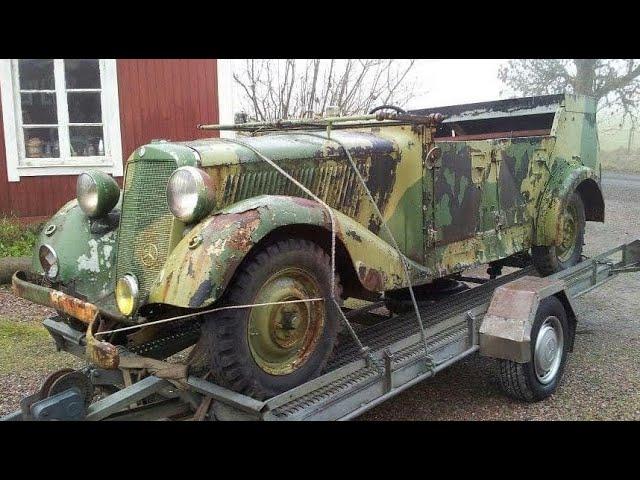 Barn Find WW2 German Vehicles