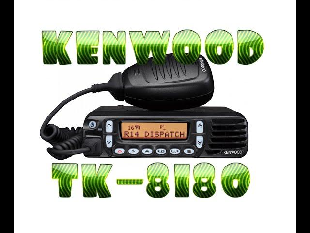 KENWOOD TK-8180 Programming and Firmware update