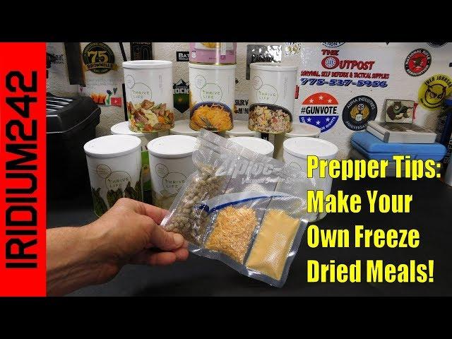 Prepper Tip: Make Your Own Freeze Dried Meals!