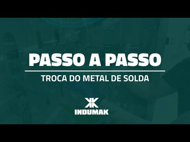 Passo a passo - Troca do metal de solda